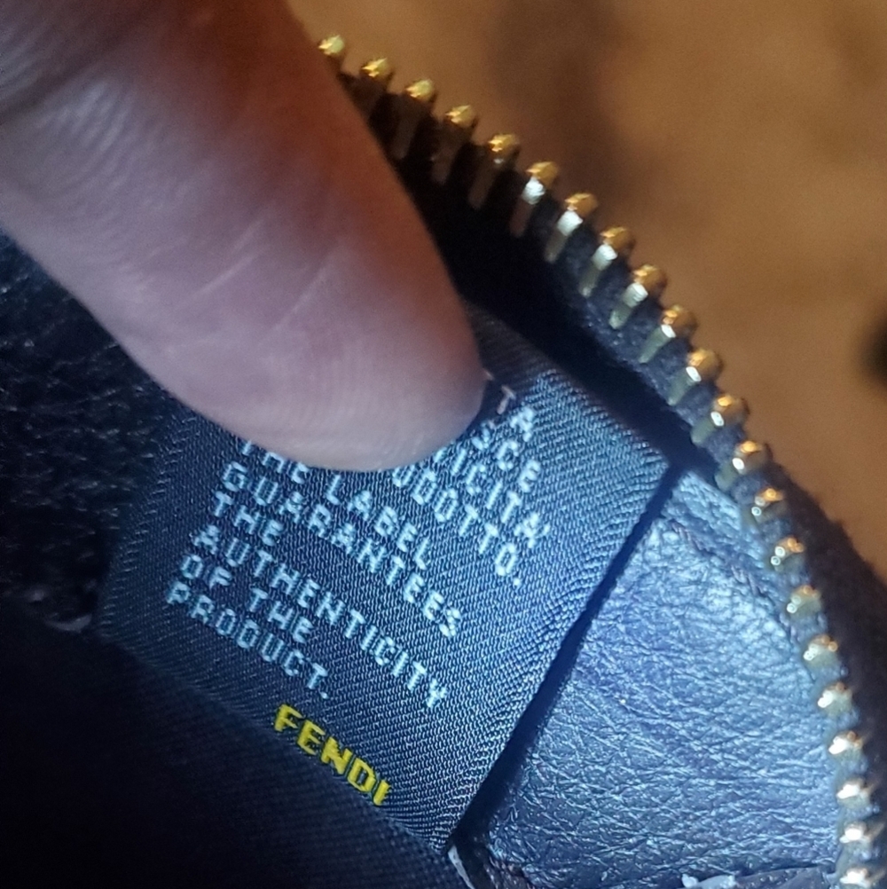 Fendi Zucca Long Zip Around Wallet Clutch - Picture 7 of 8